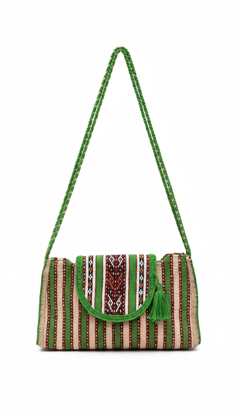 Wool Grey Handmade Bag