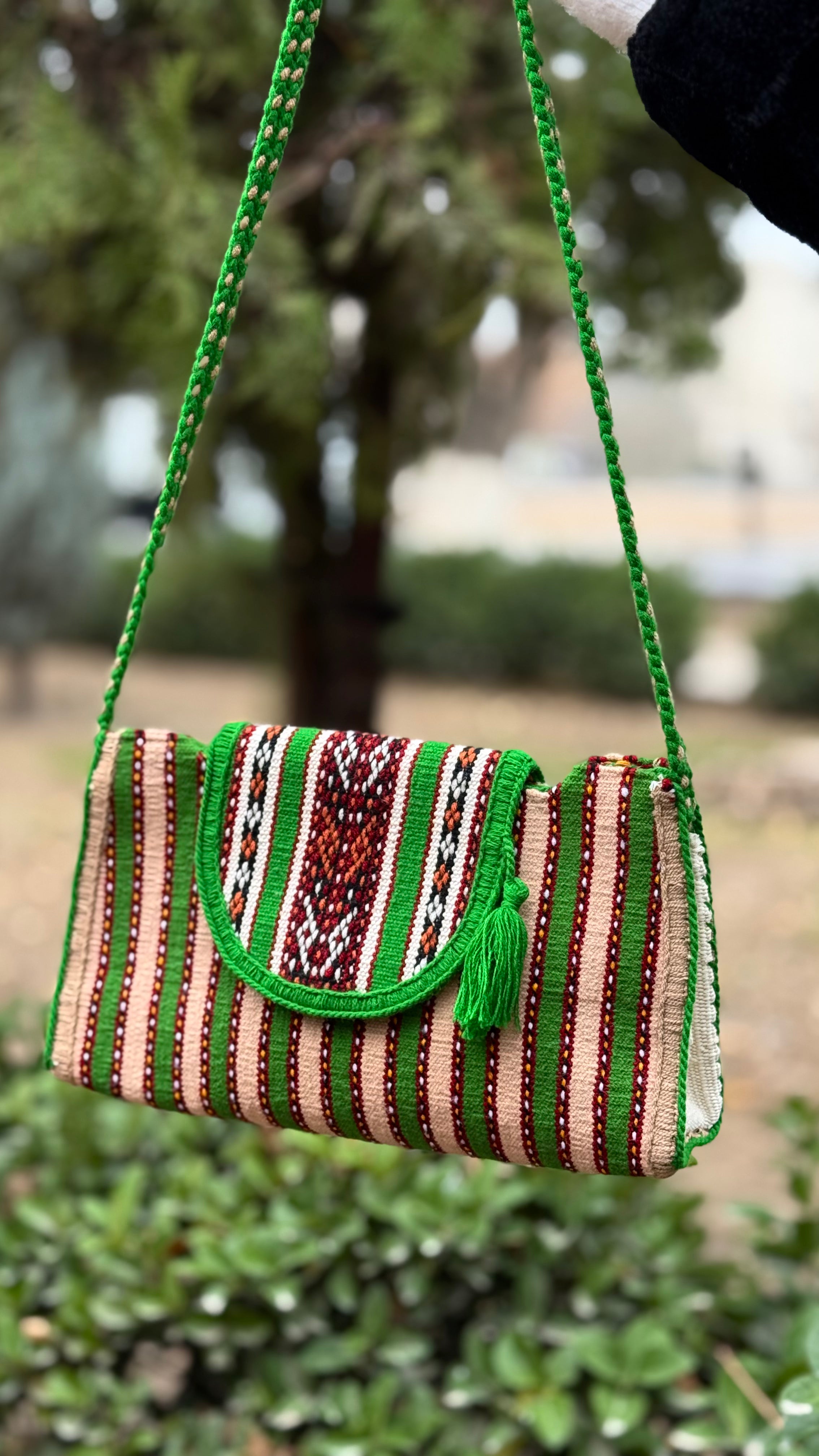 Wool Grey Handmade Bag